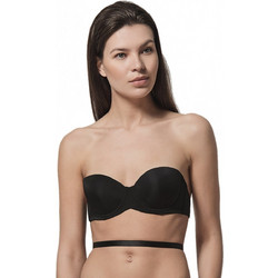 Luna Σουτιέν Strapless με Ελαφριά Ενίσχυση με Μπανέλα Μαύρο 14020