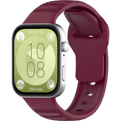 Techsuit W050 Λουράκι Σιλικόνης Burgundy (Huawei Watch Fit 3)
