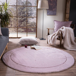 Teoran Floor Χαλί Στρογγυλό Shaggy 120cm 12