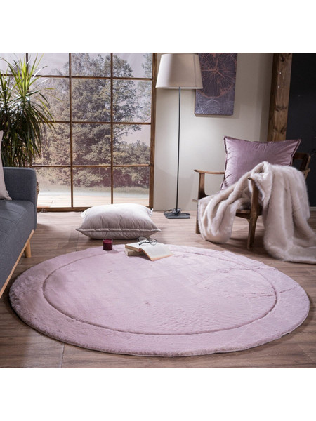 Teoran Floor Χαλί Στρογγυλό Shaggy 120cm 12