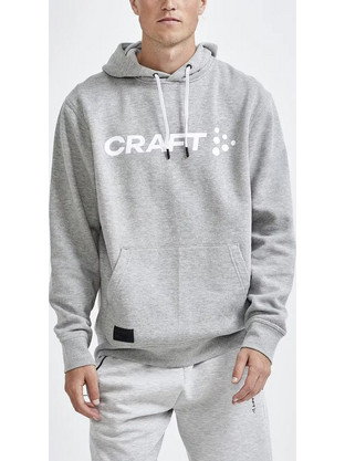 Craft Core Hood Ανδρικό Αθλητικό Φούτερ με Κουκούλα Γκρι