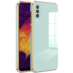 Bodycell Gold Plated Back Cover Mint Green (Samsung Galaxy A70)