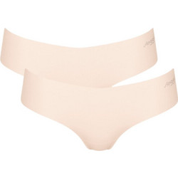 Sloggi Zero Modal 2.0 Γυναικεία Slip Χωρίς Ραφές Εκρού 2Pack 10214715-6308