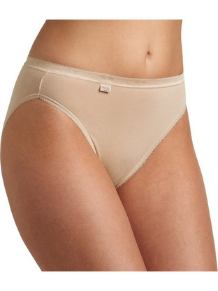 Sloggi Basic Tai Βαμβακερό Γυναικείο Slip Μπεζ 10005039-0026