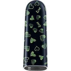 Lovetoy Heart Bullet Δονητής Bullet 8.5cm Μαύρος