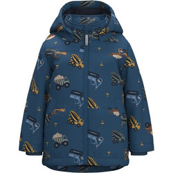 Name It Denim Cars Παιδικό Μπουφάν Χειμωνιάτικο Softshell Navy Μπλε 13233643