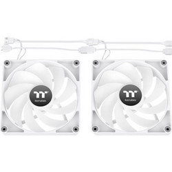 Thermaltake CT120 Reverse Case Fan 120mm με Σύνδεση 3-Pin 4-Pin PWM 2τμχ White