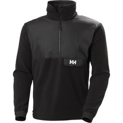 Helly Hansen Yu 1/2 Zip Fleece Ανδρικό Αθλητικό Φούτερ Μαύρο 53779-991