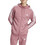 Adidas Essentials Fleece 3-Stripes Full-Zip Hoodie Ανδρική Ζακέτα Φούτερ με Κουκούλα και Φερμουάρ Ροζ IX0166
