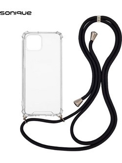Sonique Armor Clear Back Cover Transparent / Black (iPhone 13 mini)