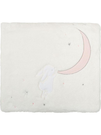 BimbiDreams Bunny Microline Κουβέρτα Κούνιας Βελουτέ 110x140 Ροζ