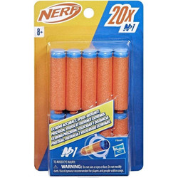 Hasbro Nerf N1 Refill 20 Darts Σφαίρες Εκτοξευτή για 8+ Ετών
