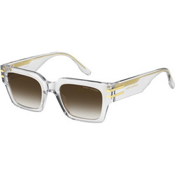 Marc Jacobs MARC787S 900HA Γυναικεία Γυαλιά Ηλίου Τετράγωνα Κοκάλινα Διαφανή με Μαύρο Degradee Φακό