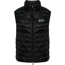 EA7 Αμάνικο Ανδρικό Μπουφάν Puffer Μαύρο 8NPQ06PNGPZ1200