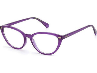 Polaroid Eyewear PLDD432 B3V Γυναικείος Σκελετός Γυαλιών Οράσεως Κοκάλινος Μωβ