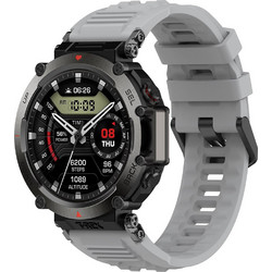 Techsuit Watchband W067 Λουράκι Σιλικόνης Grey (Amazfit T-Rex Ultra)