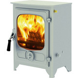 Charnwood Country 4 Pewter Ατσάλινη Ξυλόσομπα Αερόθερμη 4kW