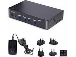 StarTech KVM Switch D86A2-4-PORT-8K-KVM DisplayPort USB-B Audio