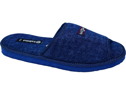 Comfort Χειμερινές Ανδρικές Παντόφλες Navy Μπλε 391458CED