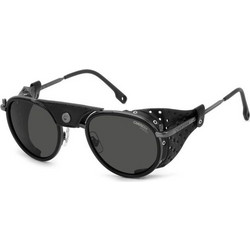 Carrera CA05S R80IR Αθλητικά Ανδρικά Γυαλιά Ηλίου Aviator Μεταλλικά Ασημί με Μαύρο Φακό