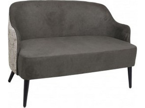Avant Garde Ripon Διθέσιος Καναπές Ανθρακί 130x75x80cm 28991-103686