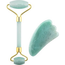 Green Aventurine Jade Σετ Roller με Πέτρα Νεφρίτη