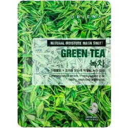 Orjena Natural Sheet Μάσκα Προσώπου για Ενυδάτωση με Πράσινο Τσάι 23ml