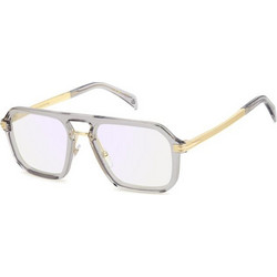 David Beckham DB7142 FT3/20 Ανδρικά Γυαλιά Ηλίου Aviator Μαύρο Χρυσό με Διαφανές Φακό