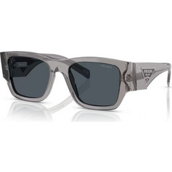 Prada PR10ZS 16Z708 Ανδρικά Γυαλιά Ηλίου Τετράγωνα Κοκάλινα Γκρι με Μαύρο Φακό