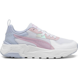 Puma Trinity Lite Παιδικά Sneakers Λευκά Λιλά Ροζ 402265-01