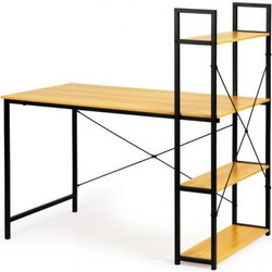 Inart Γραφείο Ξύλινο με Βιβλιοθήκη 120x64x120.5cm