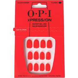 OPI Cajun Shrimp Square Tips Νυχιών 30τμχ
