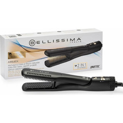 Bellissima AIRSLEEK2EN1 Ηλεκτρική Βούρτσα Μαλλιών Κεραμική για Ίσιωμα & Μπούκλες