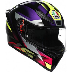 AGV K1 S Fastlap Black Purple Pink Κράνος Μηχανής Full Face 1500gr