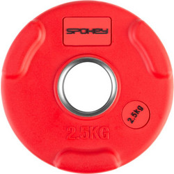 Spokey Δίσκος Ολυμπιακού Τύπου Rubber Cover 2.5kg Φ50mm