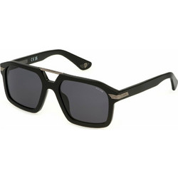 Police PLP28-0700 Ανδρικά Γυαλιά Ηλίου Aviator Κοκάλινα με Μαύρο Φακό