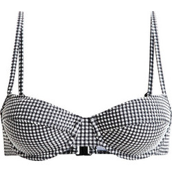 Roxy Bikini Top Μαύρο Λευκό ERJX305435
