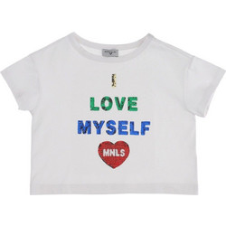 Monnalisa Παιδικό T-Shirt Κοντομάνικο Λευκό 6000-0099