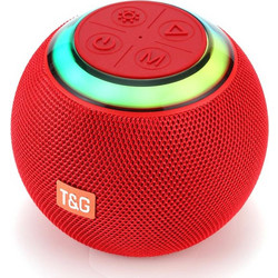 T&G TG-683 Ηχείο Bluetooth 8W με Ραδιόφωνο Κόκκινο