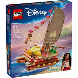 Lego Disney Moana's Adventure Canoe για 6+ Ετών 43270