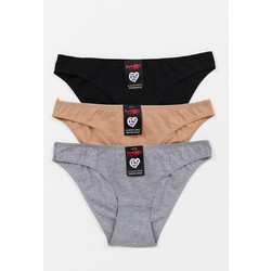 Mei Βαμβακερά Γυναικεία Slip 3Pack 2520