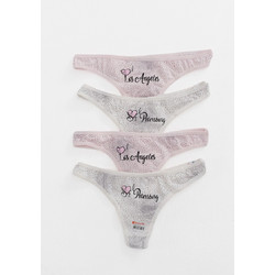 Donella Βαμβακερά Γυναικεία String Multipack 241246B-2