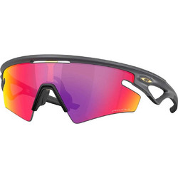 Oakley OO9499-06 Ανδρικά Γυαλιά Ηλίου Μάσκα Κοκάλινα Μαύρα με Μωβ Καθρέπτη Φακό