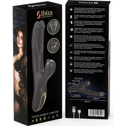 Ibiza Two Dragons Double Vibrator Δονητής Rabbit Μαύρος