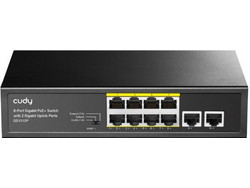Cudy GS1010P V2 Unmanaged L2 Switch με 8 Θύρες Ethernet 1000Mbps και 2 SFP θύρες