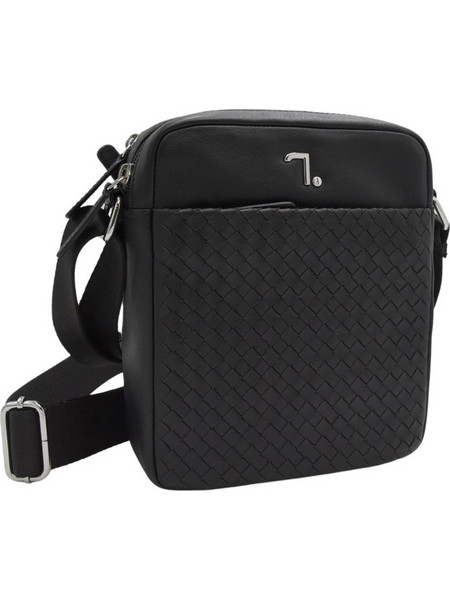 7 dots Ermis Ανδρική Τσάντα Ώμου / Χιαστί Μαύρη 60-101-BLK