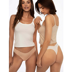 Esotiq Γυναικεία Brazil Χωρίς Ραφές Μπεζ 2Pack 41525
