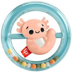Fisher-Price Sensimals Shake & Spin Axolot Κουδουνίστρα Κρίκος για 3+ Μηνών