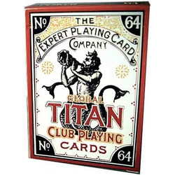 Expert Playing Card Global Titan Τράπουλα Πλαστικοποιημένη Χρυσή