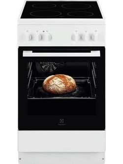 Electrolux LKR520001W Κουζίνα Ηλεκτρική 57lt με Κεραμικές Εστίες 50cm